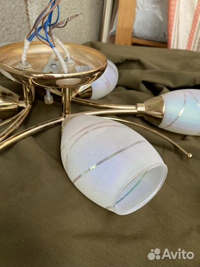 Люстра потолочная бу