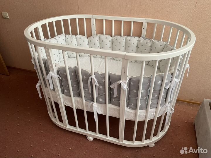 Детская кроватка круглая/овальная