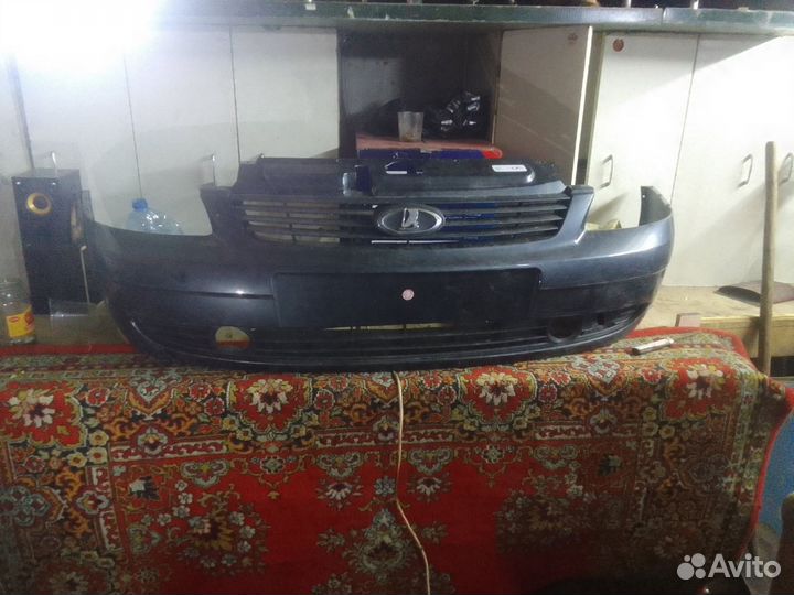 Бампер передний priora 1