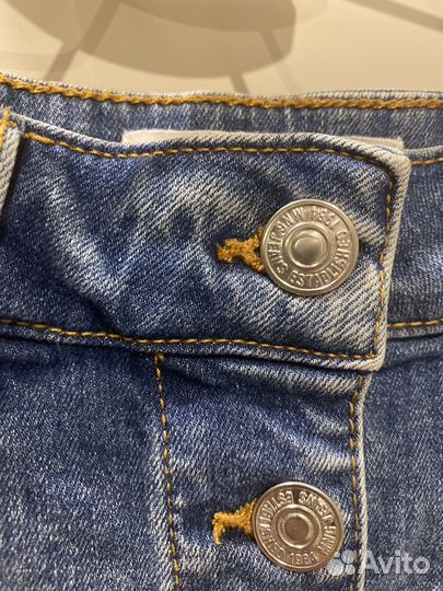 Джинсовая юбка mango