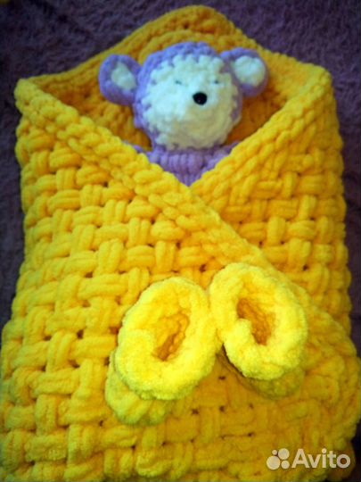 Плед +пинеточки