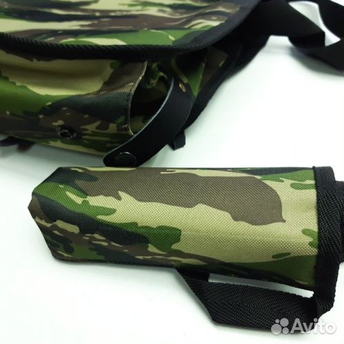 Ягдташ комбин. с сеткой и подвесками для дичи камо