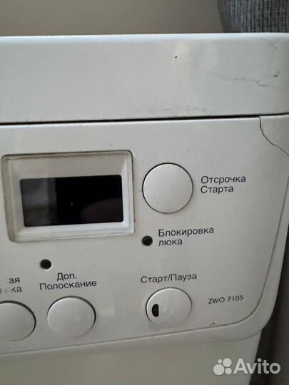 Стиральная машина на запчасти zanussi