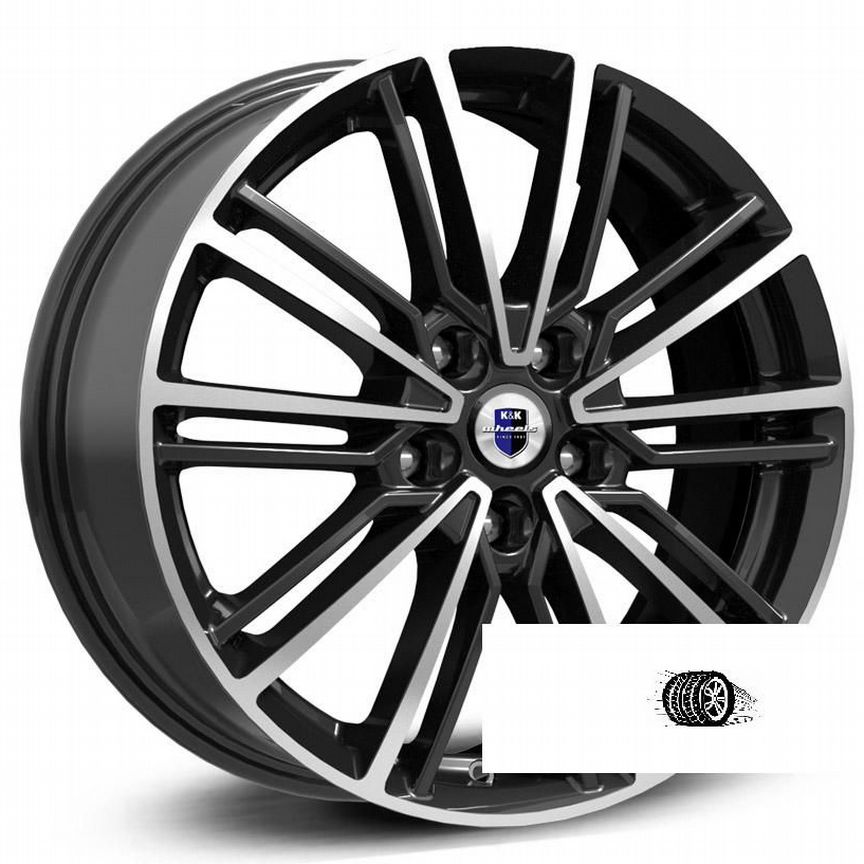 Литые диски K&K 7×R17 4×100