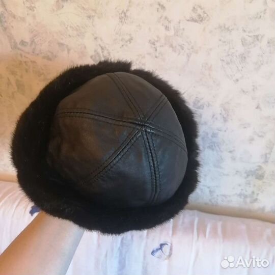 Норковая шапка мужская