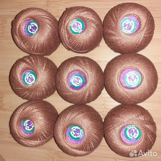 Нитки для вязанич и рукодклия Ирис, Лилия