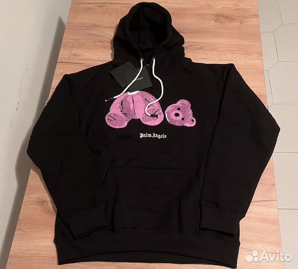 Худи palm angels с мишкой