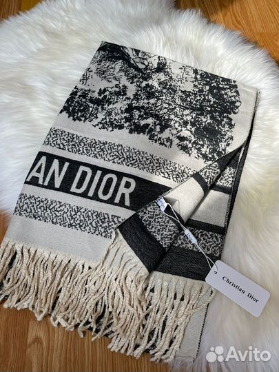 Палантин шарф кашемировый Dior разные оттенки