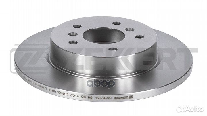 Диск торм. задн. Nissan Qashqai (J11E) 13- bs-6174