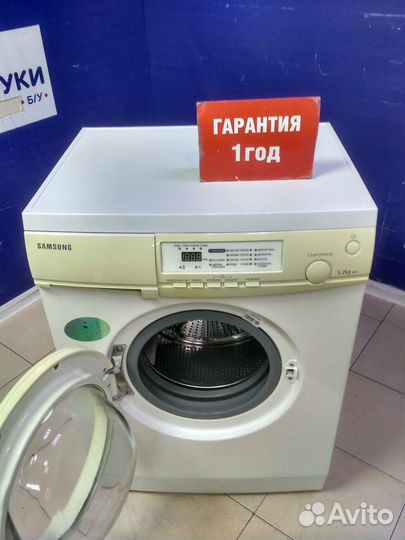 Стиральная машина бу samsung с гарантией 1 год