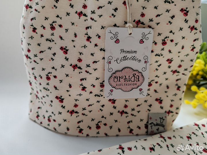 Комплект шапка и снуд для девочки