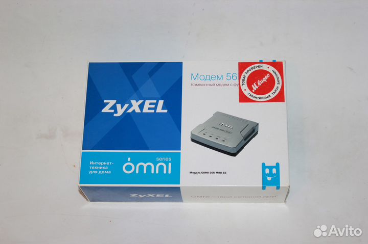 Модем zyxel omni 56K mini