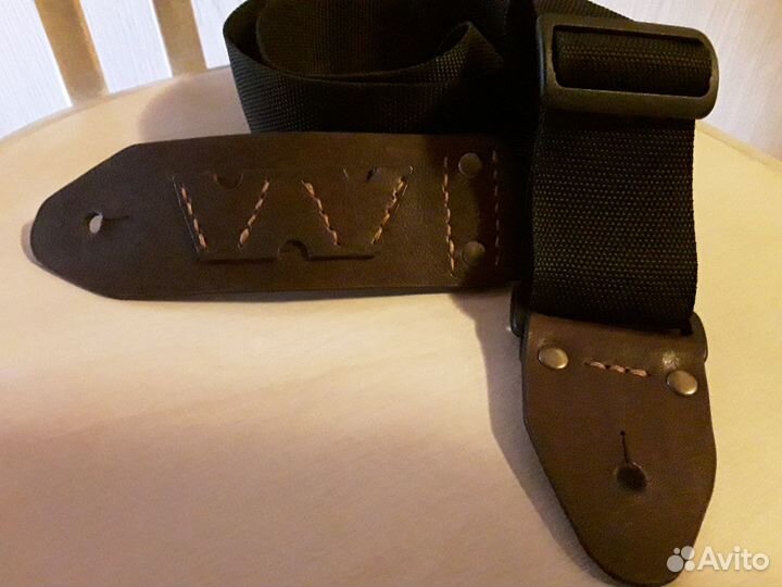 Ремень для гитары кожаный