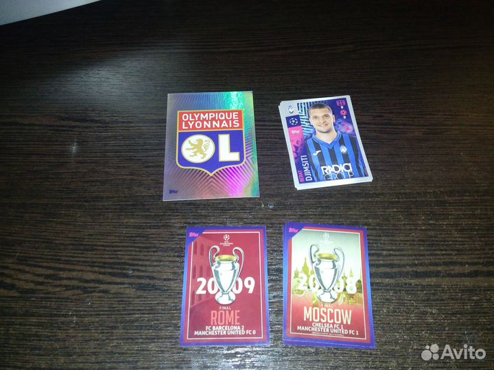 Наклейки Лига Чемпионов 2001-2022 panini/topps