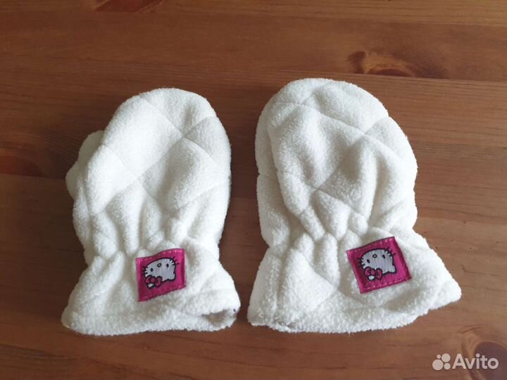 Шапка и Перчатки Hello Kitty, H&M 2-4 года