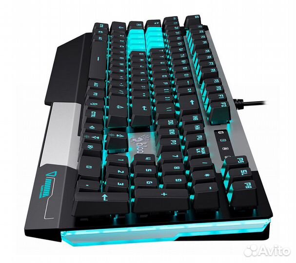 Механическая клавиатура A4Tech Bloody B865, серый