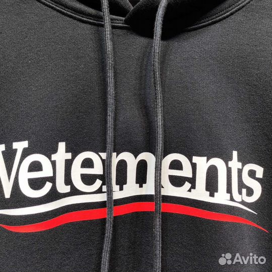 Черная худи Vetements женская