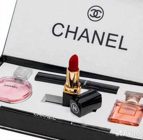 Подарочный набор косметики chanel 6в1 5в1