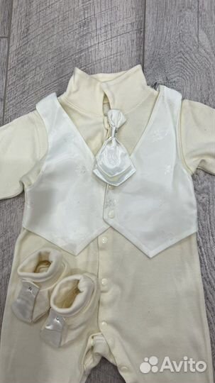 Комплект для мальчика не выписку/крещение