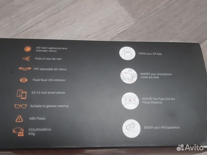 3 D очки виртуальной реальности