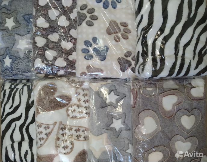 Пледы бамбук, кубик, травка