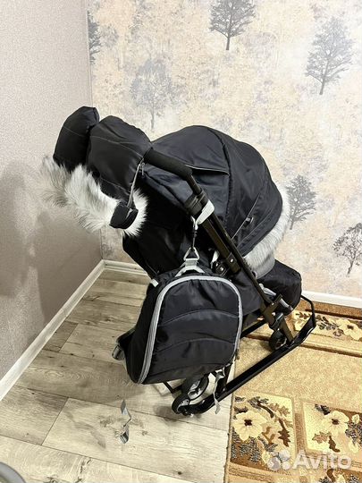 Детские санки коляска