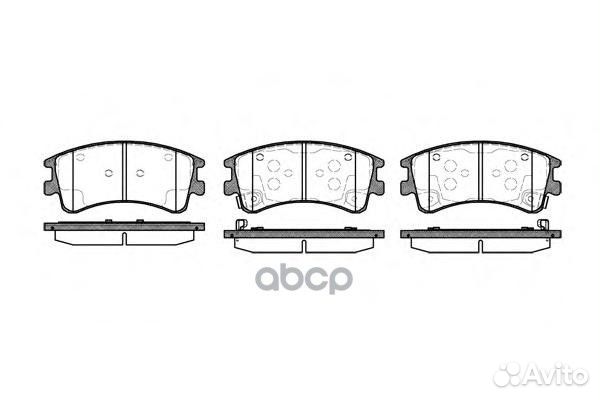 Колодки тормозные 097002 Remsa