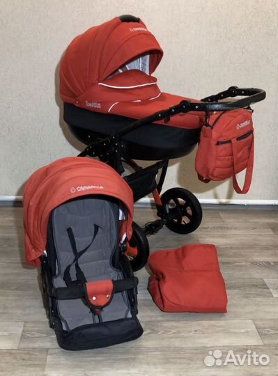 Коляска camarelo 2в1