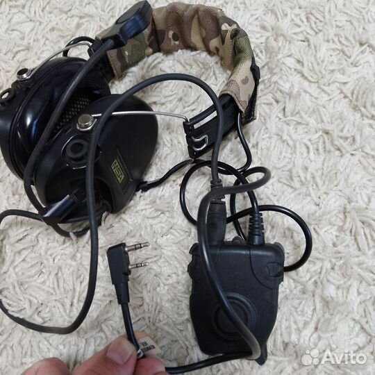 Тактические активные наушники