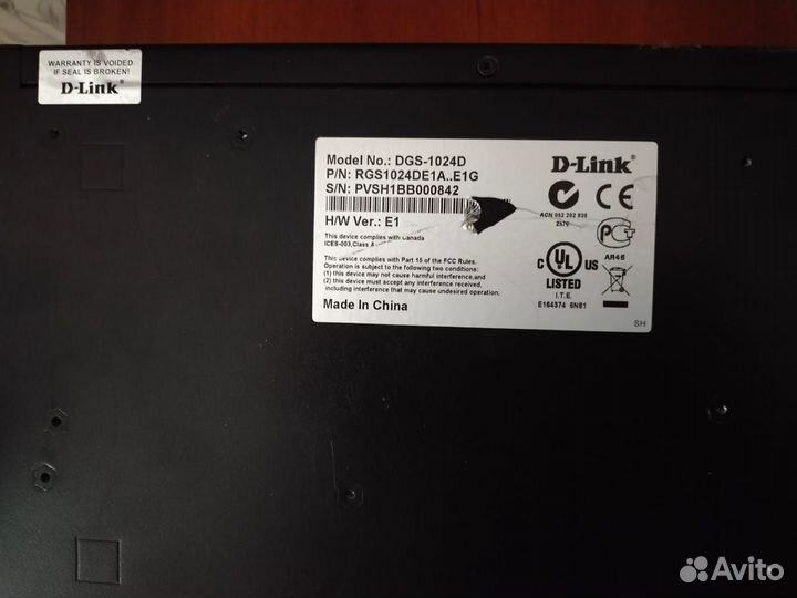 Комутатор D-link DGS-1024D