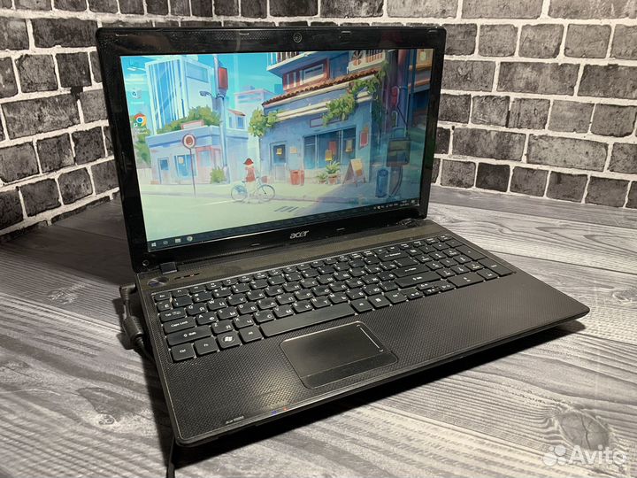 Рабочий ноутбук Acer intel/4gb/ssd