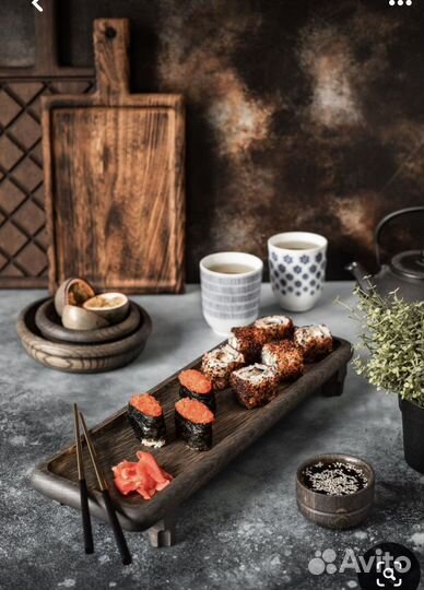 Посуда из дерева для ресторанов и кафе