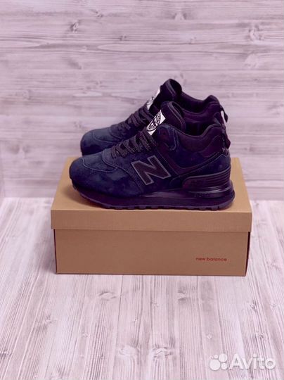 Кроссовки New Balance 574 Stone Island с мехом