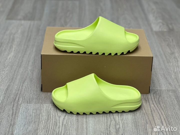 Сланцы Adidas Yeezy Slide Glow Green (36-45)