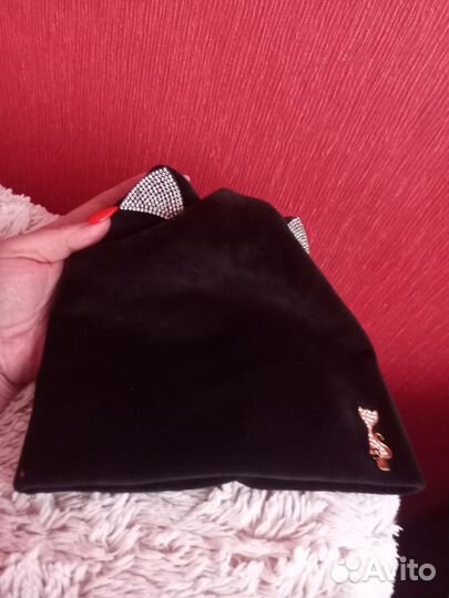 Женская шапка Кошка