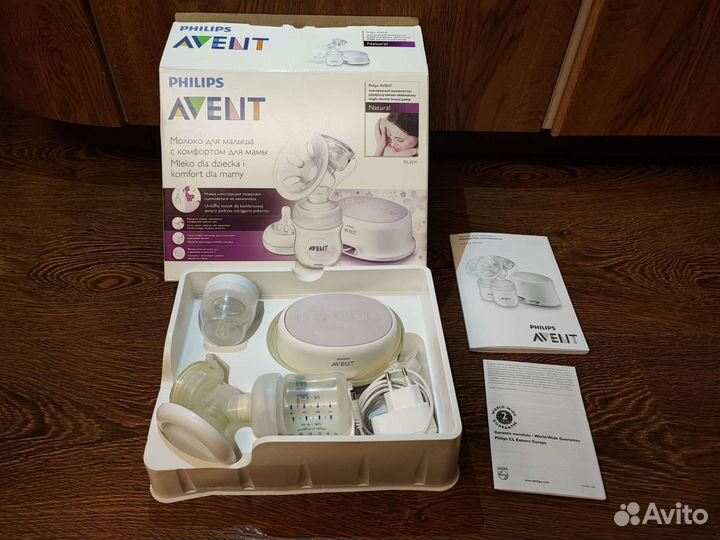 Молокоотсос avent электрический