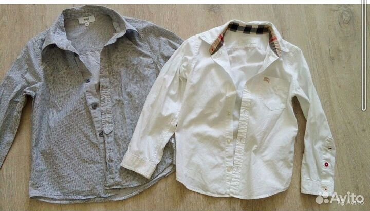 Рубашка Boss + брюки burberry