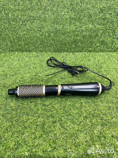 Фен-щетка Philips HP8667 Care, черный/золотой