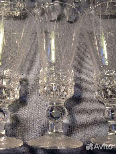 Фужеры шампанки старинные