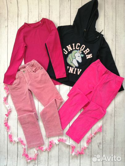 Вещи фирменные пакетом для девочки 140-146