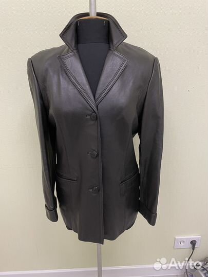 Пиджак натуральная кожа лайка Италия