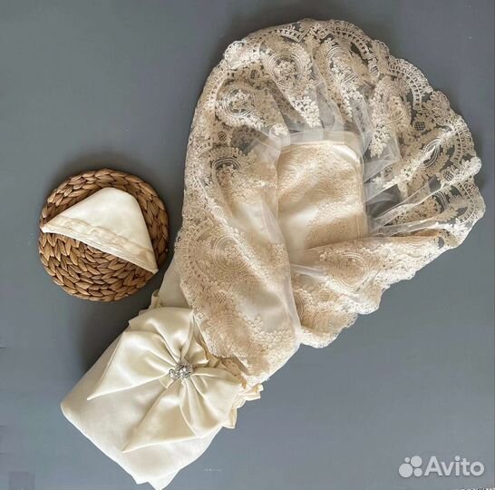 Конверт на выписку Лён для мальчика и девочки