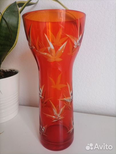 Вазы, вазочки цветное стекло