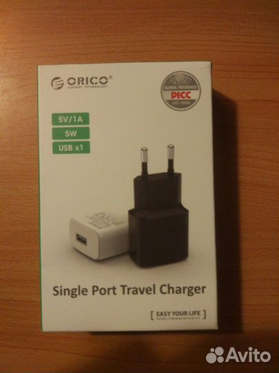 Сетевое зарядное устройство Orico 5V/1A. Новое