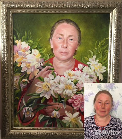 Напишу портрет Маслом на холсте