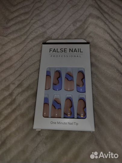 Накладные ногти с клеем False Nails