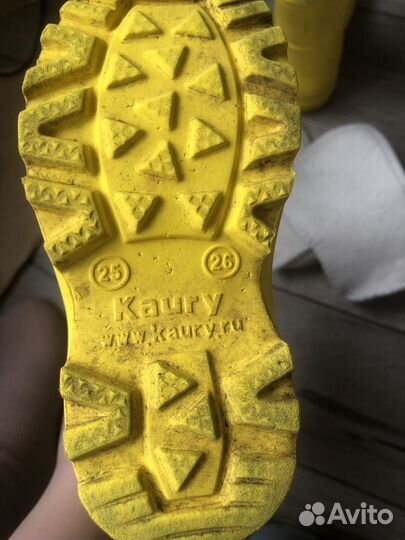 Детские резиновые сапоги 25/26