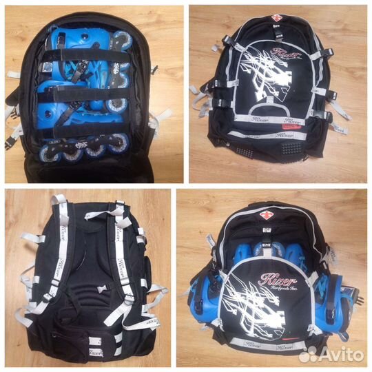 Защита Seba USD Pro tec, рюкзак для роликов конусы