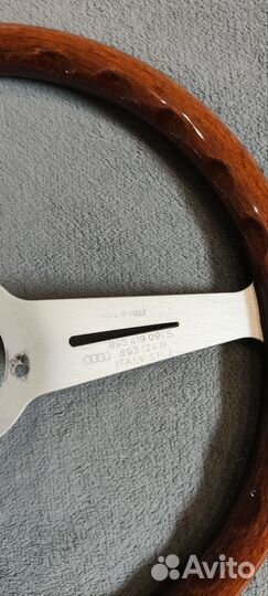 Руль деревянный нарди торино