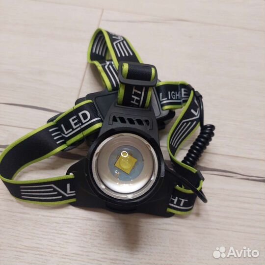 Налобный фонарь аккумуляторный